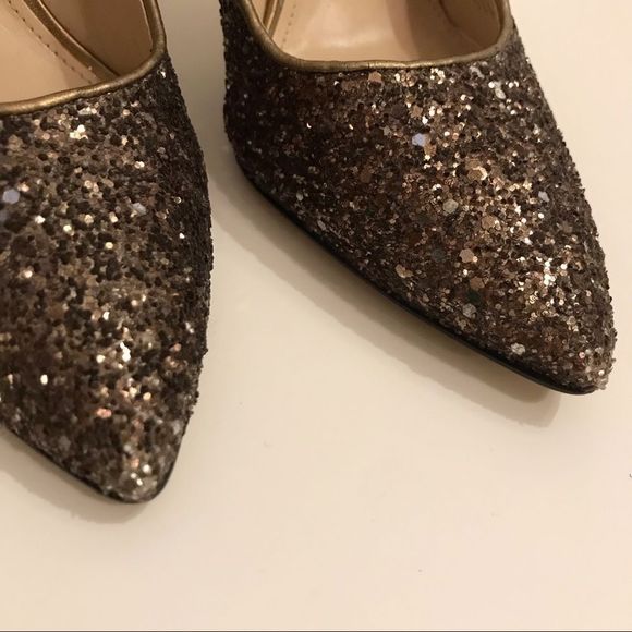 Enzo Angiolini bronze glitter heels - Picture 7 of 8